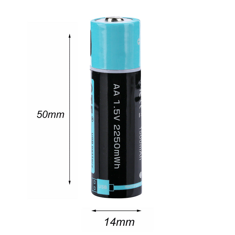 No. 5 USB charging 1.5V1500mah rechargeable battery