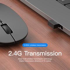 Wireless mouse battery version silent ultra-thin sliding mouse