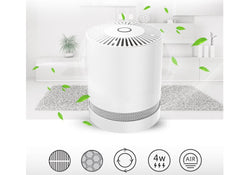 Portable desktop air purifier