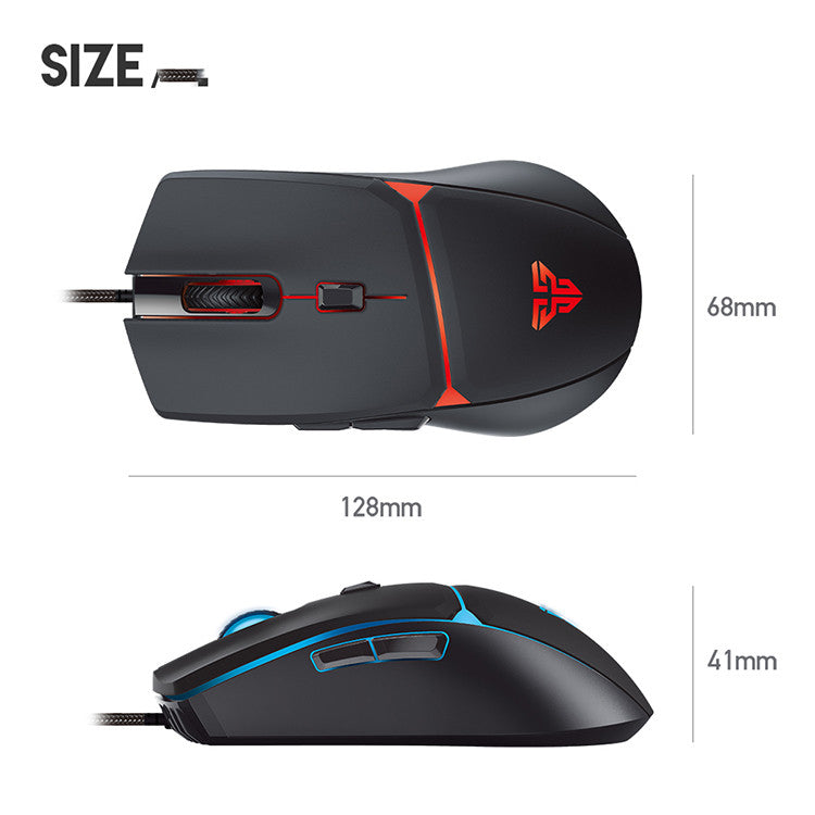 Fantech Vx7 Wired Mouse 6d Macro Assembly Gaming Peripherals Usb Photoelectric Game Internet Cafe Internet Cafe