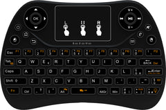 Mini touch keyboard with seven-color backlight English