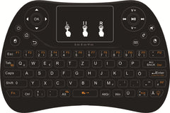 Mini touch keyboard with seven-color backlight English