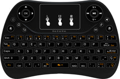 Mini touch keyboard with seven-color backlight English