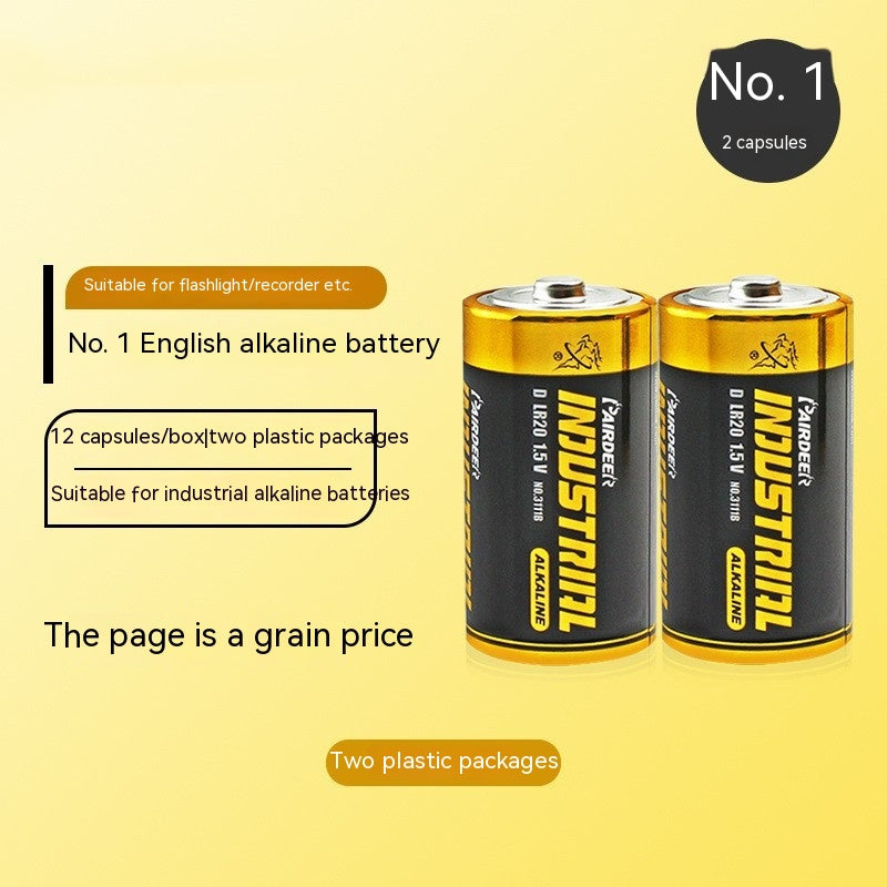 No 1 Alkaline Battery Simple Package