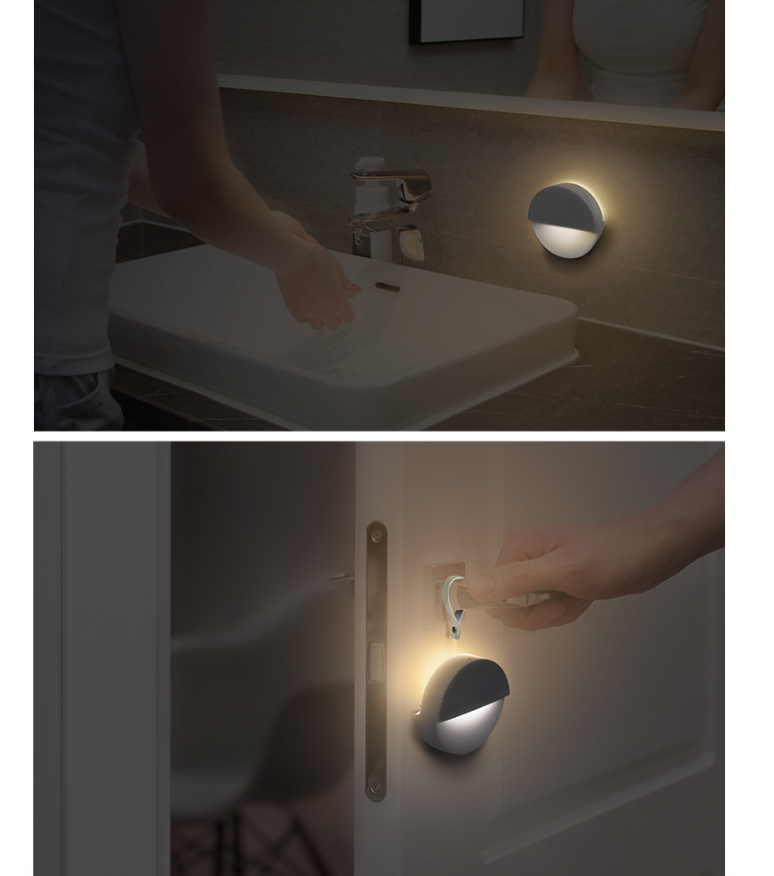 Bluetooth night light smart sensor bedside lamp mini corridor bathroom bedroom lamp
