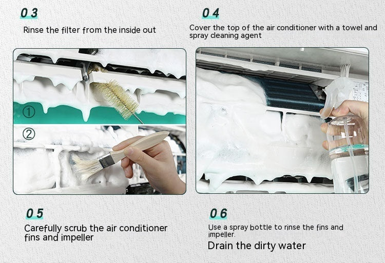 Air Conditioner Waterproof Cover Full Set Of Cleaning Tools Suit