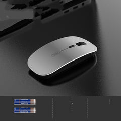 Wireless mouse battery version silent ultra-thin sliding mouse