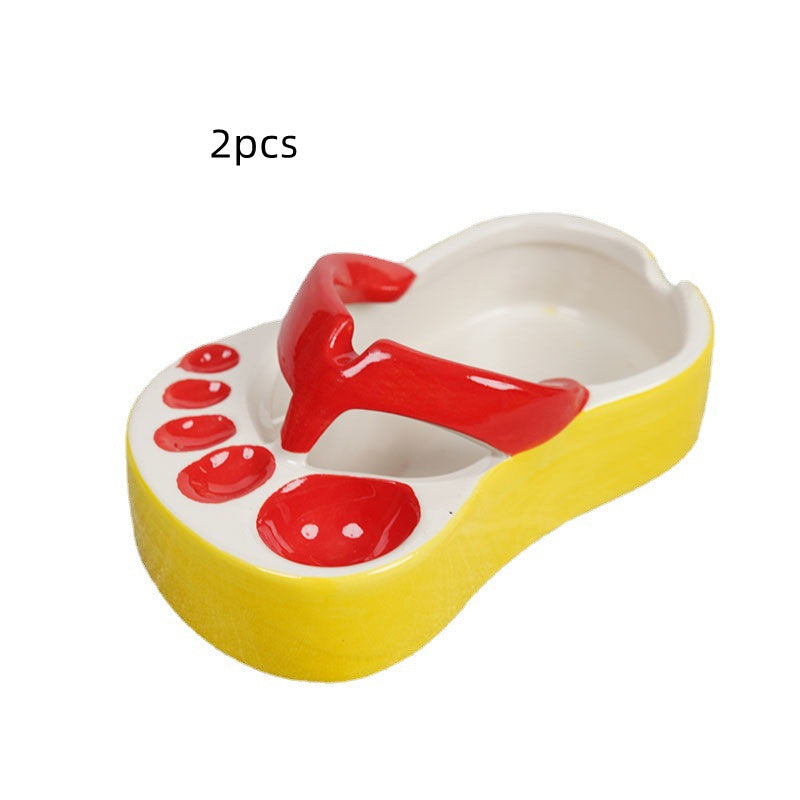 Fries Plate Funny Flip Flop Ornaments Kitchen Gadgets