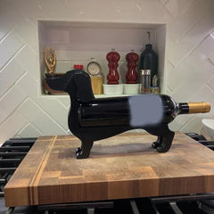 Simple And Creative Home Sausage Dog Wine Bottle Rack Kitchen Gadgets