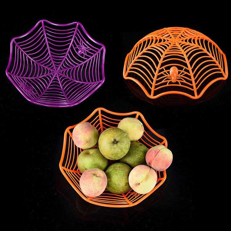 Halloween Decoration Spider Fruit Plate Ornaments Kitchen Gadgets Home Decor