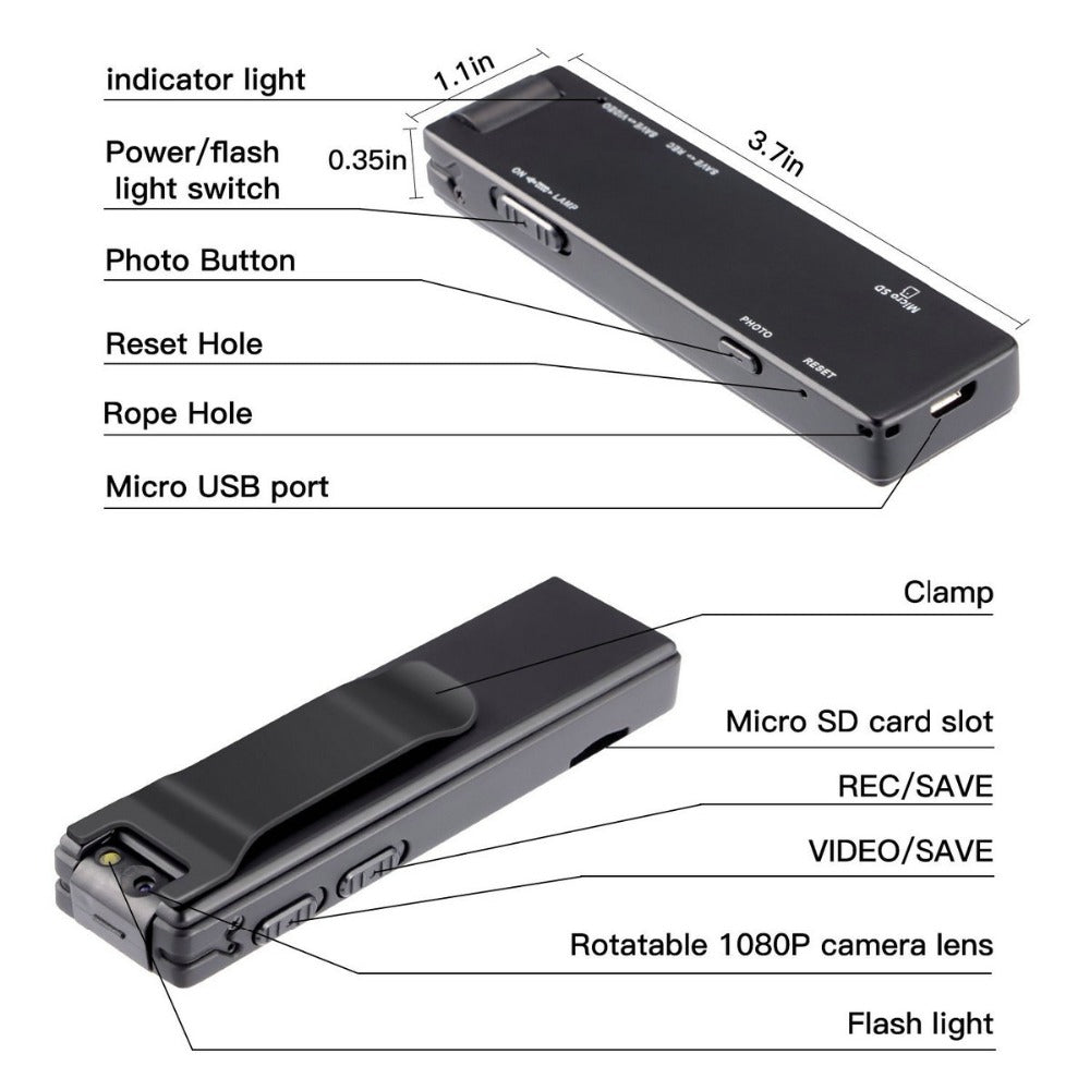 A3 metal strong magnetic digital recorder