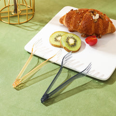 Originality Plastic 2-in-1 Fruit Fork Kitchen Gadgets