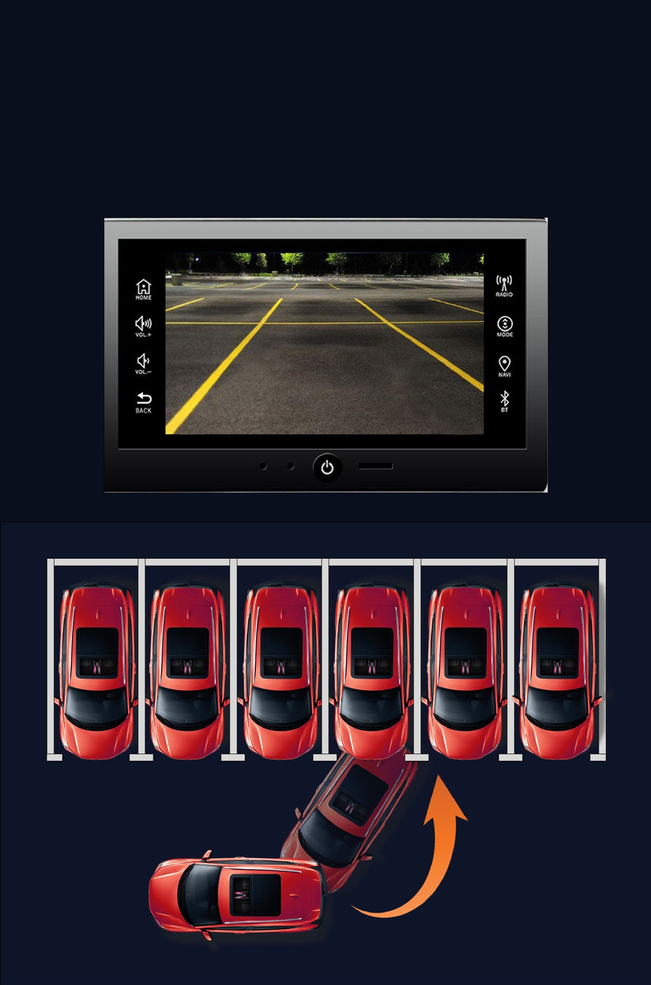 Rearview Camera Dedicated For Car Reversing