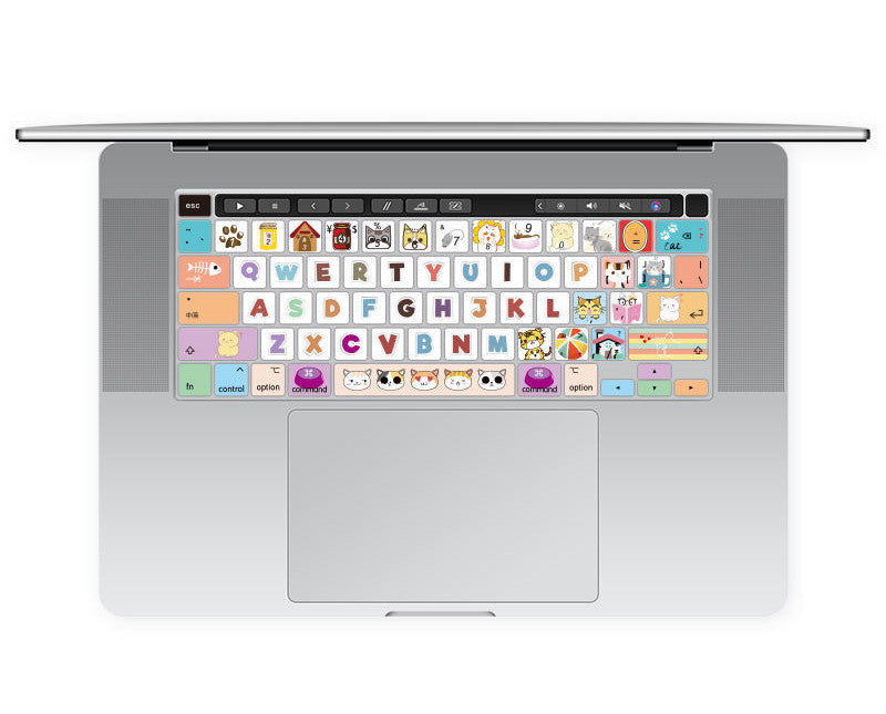 Small Trendy Notebook Computer Keyboard Protective Film Colorful