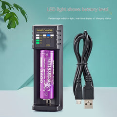 18650 Charger 4 Slot USB Lithium Ion 37V Battery Aani-mh 12V Battery High Current 2A Charging Case