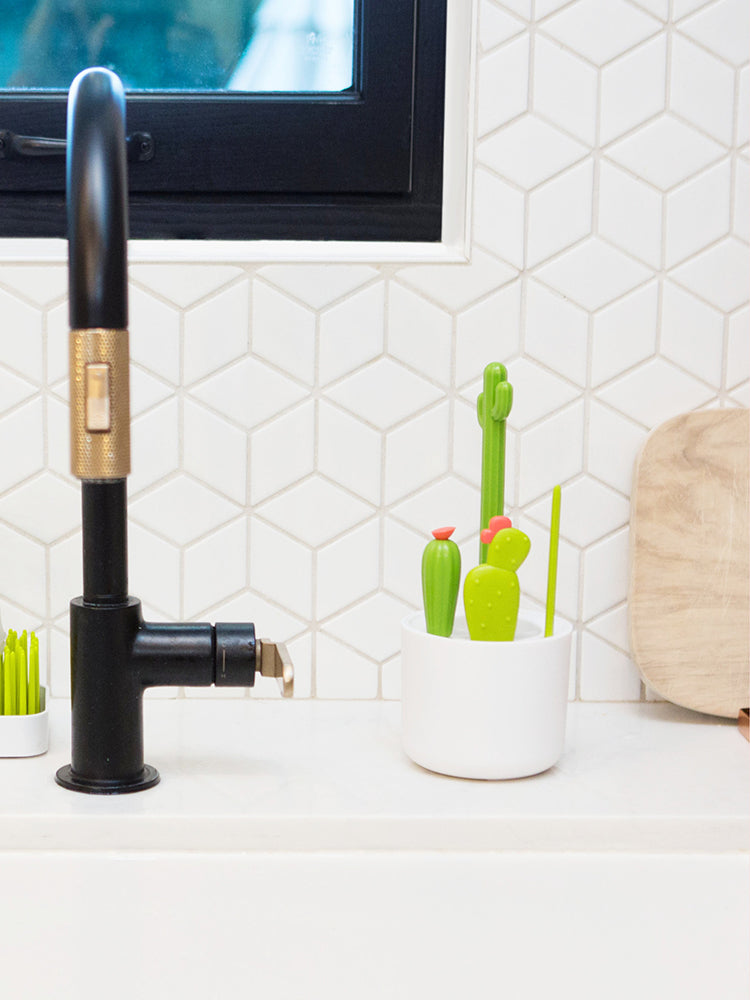 Multifunctional Nylon Cleaning Cactus Bottle Brush Set Kitchen Gadgets