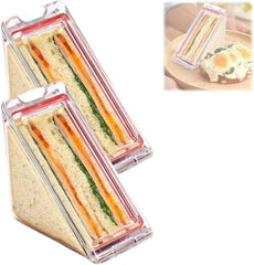 Reuse Triangle Magnetic Transparent Sandwich Crisper Kitchen Gadgets