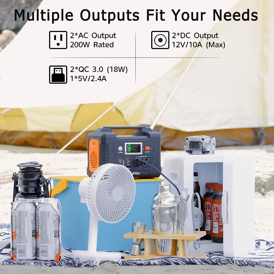 Outdoor Mobile Portable Energy Storage Emergency Power Supply